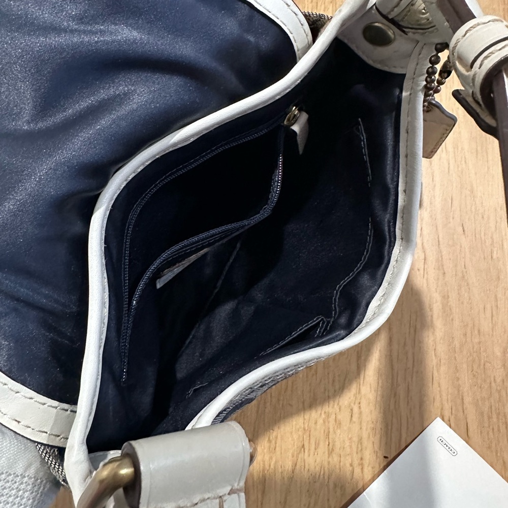 Coach Bleeker Denim Shoulder Bag - Picture 4 of 14